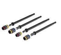 Malco Malcombo3 - Destornillador hexagonal magnético reversible lavable C-Rhex de 6 pulgadas, juego de 4 piezas