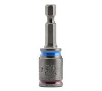 Malco MSHC3 SAE 3/8" & 7/16" | 2in, 4in or 6 in. Shaft Lengths | Cleanable, Reversible, Magnetic | Impact Rated Hex Nut Driver | Flip Bit | Flip Socket (2 In., 1, Count)