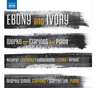 Malcolm Arnold Ebony and Ivory: Works for Clarinet and Pi (CD) (Importación USA)