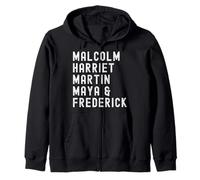 Malcolm Harriet Martin Maya Frederick Líderes Negros Sudadera con Capucha