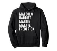 Malcolm Harriet Martin Maya Frederick Líderes Negros Sudadera con Capucha