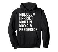 Malcolm Harriet Martin Maya Frederick Líderes Negros Sudadera con Capucha