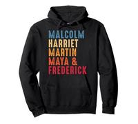 Malcolm Harriet Martin Maya Frederick Líderes Negros Sudadera con Capucha