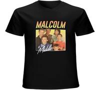 Malcolm in The Middle Unisex Vintage Throwback T-Shirt Black 3XL