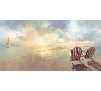 Malcolm Sanders Heavenly Dawn - Lienzo impreso, 30 x 60 cm, multicolor