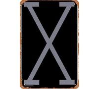 Malcolm X (1992) - Póster de metal retro para decoración de pared, 20,3 x 30,5 cm