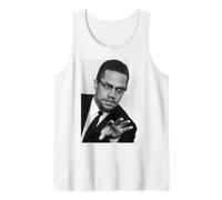 Malcolm X Orador activista de Derechos Humanos en el Reino Unido 1965 Camiseta sin Mangas