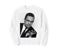 Malcolm X Orador activista de Derechos Humanos en el Reino Unido 1965 Sudadera