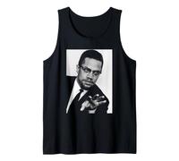 Malcolm X Presidente Activista de Derechos Humanos en 1965 Camiseta sin Mangas