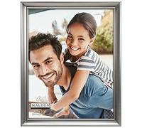 Malden International Designs Concourse Pewter Metal Picture Frame, 8x10, Silver