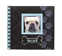 Malden International Designs Woof - Álbum de Fotos (80-4x6), Color Azul