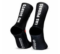 Maldita Buena Suerte Calcetines Ciclismo Técnicos Hombre y Mujer - MTB y Carretera - Transpirables, Sin Costuras y Antirozaduras - Diseño PIERNAS NEGRO - Talla 41-43