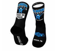 Maldita Buena Suerte Calcetines Crossfit Técnicos Hombre y Mujer - Sin Costuras, Antirozaduras, Transpirables - Diseño GOTA GORDA - Talla 37-38