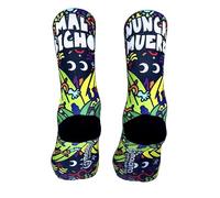 Maldita Buena Suerte Calcetines MBS Mal Bicho de Deporte para Hombre y Mujer. Calcetines de Ciclismo, Running, Trail, Skate, Crossfit (41/43)