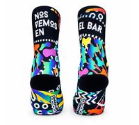 Maldita Buena Suerte Calcetines Running Técnicos Hombre y Mujer - Transpirables, Sin Costuras y Antirozaduras - Diseño NOS VEMOS EN EL BAR - Talla 39-40