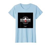 Maldita Sea, Soy Adicto: Humor Profesional automedicado Camiseta, Mujer, Azul Bebé, 3XL