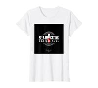 Maldita Sea, Soy Adicto: Humor Profesional automedicado Camiseta, Mujer, Blanco, XL