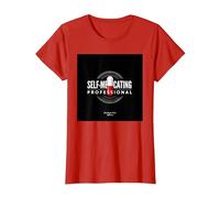 Maldita Sea, Soy Adicto: Humor Profesional automedicado Camiseta, Mujer, Rojo, XL