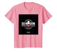 Maldita Sea, Soy Adicto: Humor Profesional automedicado Camiseta, Niños, Rosado, 6 años