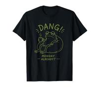Maldito Lunes ya Rana con café gruñón Rana de café Camiseta
