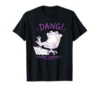 Maldito Lunes ya Rana con café sueño Caos Rana Camiseta