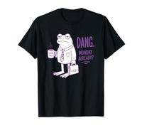 Maldito Lunes Ya Rana con Café Tendencia Meme Rana Visual Camiseta