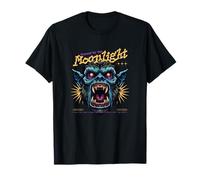 Maldito por el Lobo a la luz de la Luna - Feroz Monstruo de Halloween Camiseta