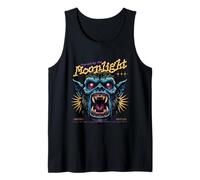 Maldito por el Lobo a la luz de la Luna - Feroz Monstruo de Halloween Camiseta sin Mangas