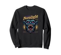 Maldito por el Lobo a la luz de la Luna - Feroz Monstruo de Halloween Sudadera