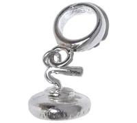 Maldon Jewellery Colgante de plata de ley con forma de piedra de curling, 0,925 x 1. Colgantes de piedras