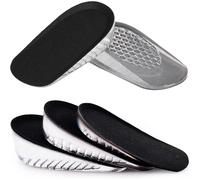 (Male,3.5cm1 pair of Gel Height Increase Heel Insoles, Invisible Heel Increaser for Men and Women, Shock Absorption