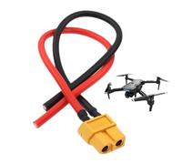 Male Female Connector Plugs with Wire, Copper Plug Adapter Parts Wires Station Portable for Car, Connectors for Drones and Rvs Xt60 Male Female Cable for Battery Solar Panel, Rv, Drone, 3.94 Inches