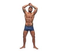 Male Power 150-249 Avant-Garde Enhancer Short, Azul/Patchwork, Large