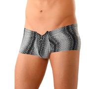 MALE POWER BOXER CREMALLERA BLANCO-NEGRO