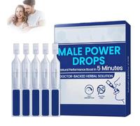 Male Power Drops - Actualización 2025, Gotas Secretas Para Hombres Fuertes, Apoyo Instantáneo Para La Energía Y La Resistencia, Resultados De Acción Rápida (1pcs)