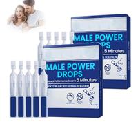 Male Power Drops - Actualización 2025, Gotas Secretas Para Hombres Fuertes, Apoyo Instantáneo Para La Energía Y La Resistencia, Resultados De Acción Rápida (2pcs)