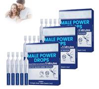 Male Power Drops, versión mejorada 2025, gotas retardantes para hombres duraderos, gotas secretas para hombres fuertes, apoyo instantáneo para la energía y la resistencia (3pcs)