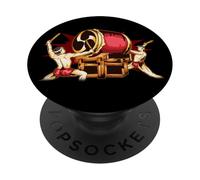 Male Taiko Drummers Mitsudomoe Diseño Gráfico PopSockets PopGrip Adhesivo