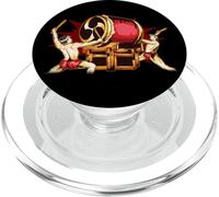 Male Taiko Drummers Mitsudomoe Diseño Gráfico PopSockets PopGrip para MagSafe