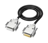 (male to female,1.5m)150cm-30m DB15 15Pin Data Cable Extender Wire Line with Gold Plated Connectors for Industrial Control Instrument Meter Multicolor