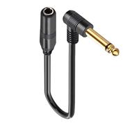 Male To Female, Audio Extension Cable, Plug-and-Play 1/4 Inch, Stable | Stereo Audio Adapter Cable Guitars Speakers Musical Instruments Multimedia, Live Performances Recordings