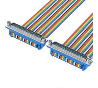 (male to male,3m)DB37 Data Line Male to Male/Female Connectors Extension Cord Wire Industrial Grade D-Sub 37Pin Copper Double Shielded Multicolor