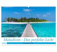 Malediven - Das perfekte Licht (Wandkalender 2026 DIN A2 quer), CALVENDO Monatskalender: Besonders Licht macht besondere Bilder und das auf einer wunderschönen Insel im Paradies
