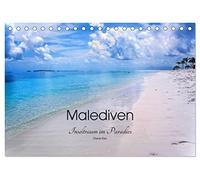 Malediven - Inseltraum im Paradies (Tischkalender 2026 DIN A5 quer), CALVENDO Monatskalender: Mit den Fotos von Diana Klar holen Sie sich Ihre Tauminsel nach Hause.