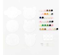 Malen Nach Zahlen Set of 6 friends 6 Motive, FSC 100%, Inhalt: 6 Malkartons, 38 Acrylfarben für 6 Motive, 18 Pinsel, 6 Malpaletten