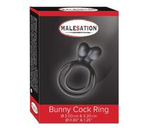 MALESATION ANILLO SILICONA DOBLE BUNNY COCK RING (Ø 2,00 cm & 3,20 cm)