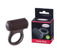 MALESATION ANILLORECARGABLE SILICONA 12 FUNC. TICKLE RING NEGRO