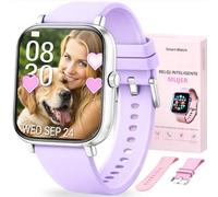 MALESBROWN® Reloj Inteligente Mujer-Smartwatch Llamadas Bluetooth Control Ciclo Menstrual-Mejora y Monitorea tu Sueño Frecuencia Cardiaca-Avisos Whatsapp-Impermeable IP68-Regalo para Android iOS-2.01"