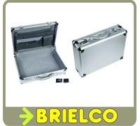 MALETIN ALUMINIO CON CERRADURA DE SEGURIDAD PORTAFOLIOS 460X335X110MM BD3088