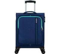 Maleta de Cabina American Tourister Sea Seeker Spinner 55cm/ 55x40x20cm/ 4 Ruedas/ Marino Combate
